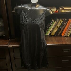 Victoria's Secret Black Lace Slip
